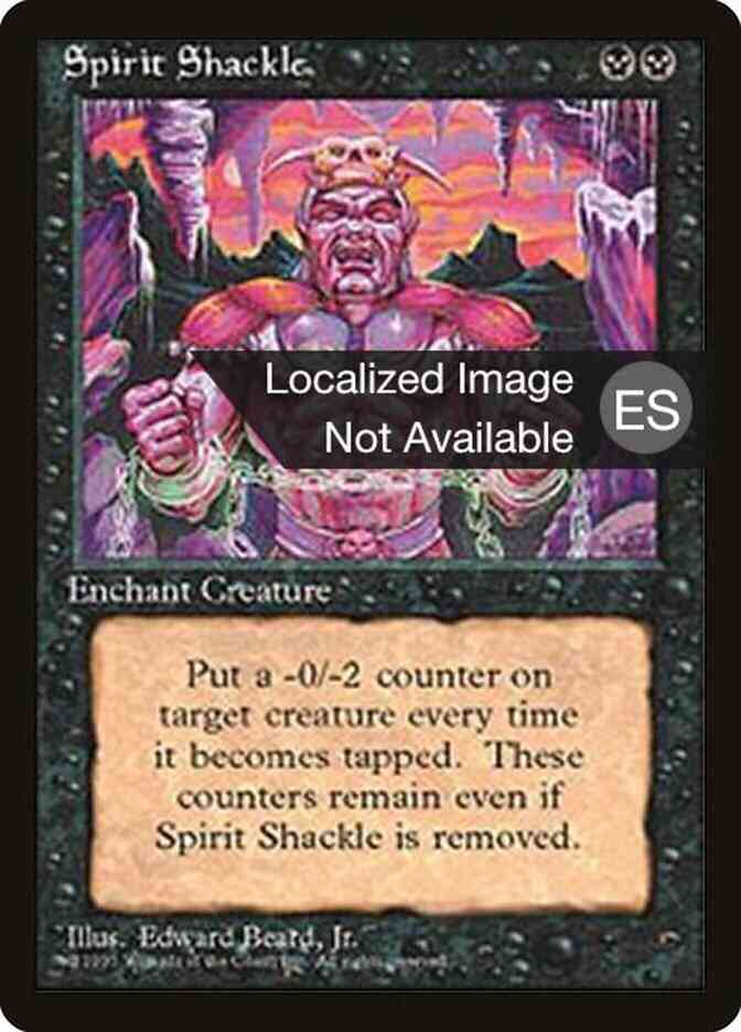 Spirit Shackle - Japanese [163] [Fourth Edition Black Border: Japanese] [Non-Foil]