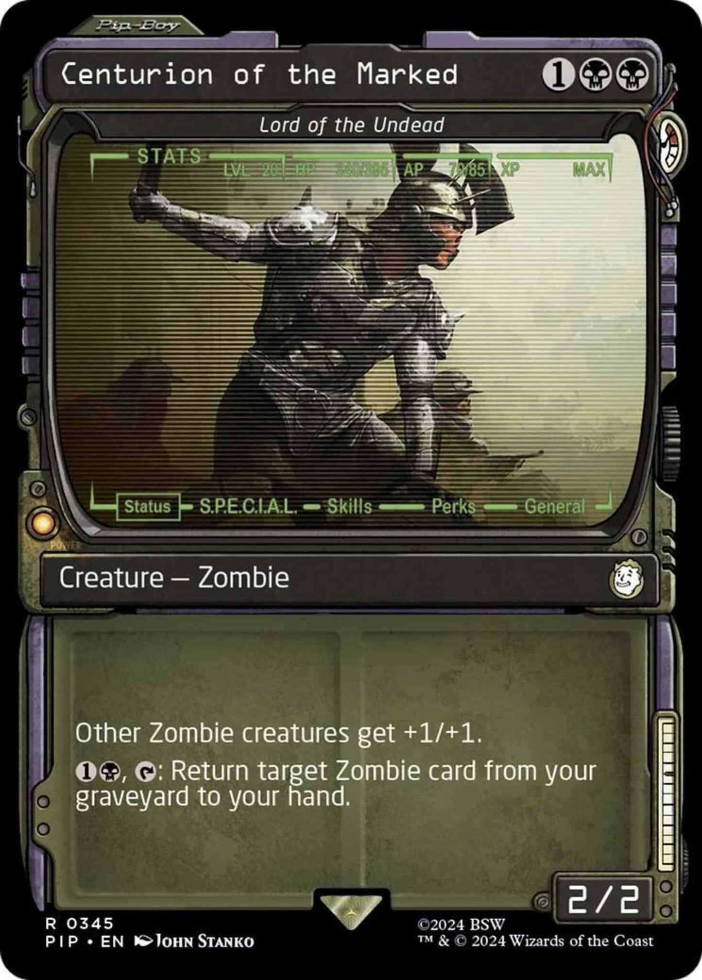 Centurion of the Marked - Lord of the Undead [345] [Pip-Boy Showcase] [Fallout] [Non-Foil]