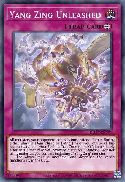Yang Zing Unleashed - DUEA-EN075 - Common - Unlimited
