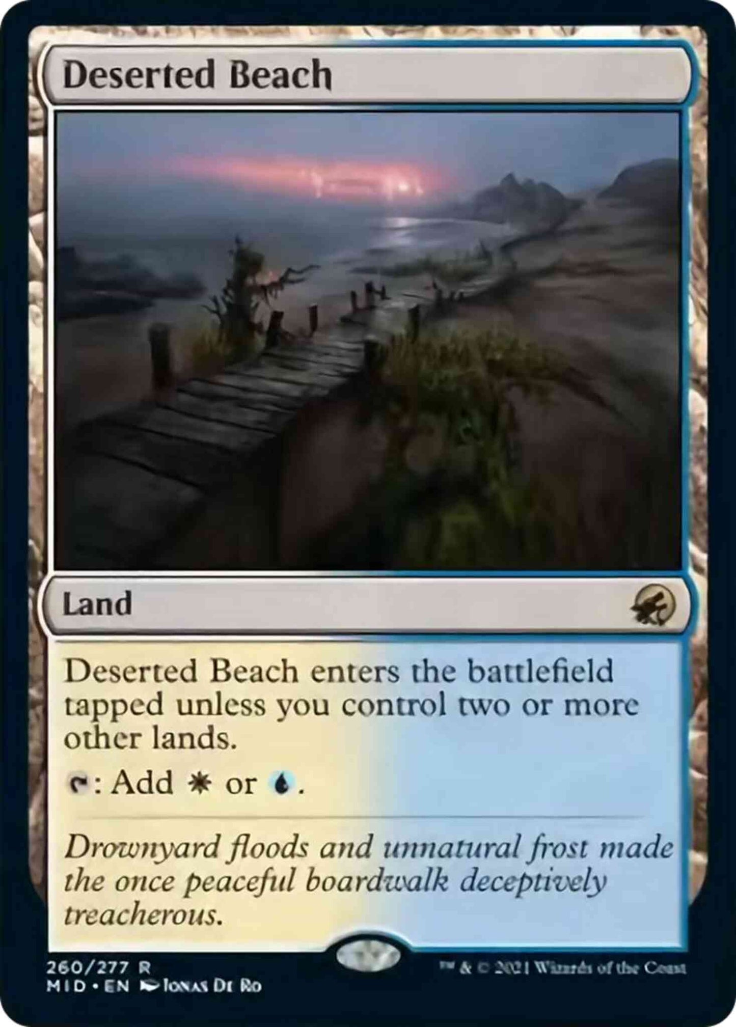 Deserted Beach [260] [Innistrad: Midnight Hunt] [Non-Foil]