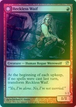 Reckless Waif // Merciless Predator [159] [Innistrad] [Foil]
