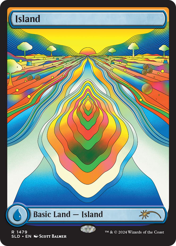 Island [1479] [Full Art] [The Strange Sands] [Secret Lair Drop] [Non-Foil]