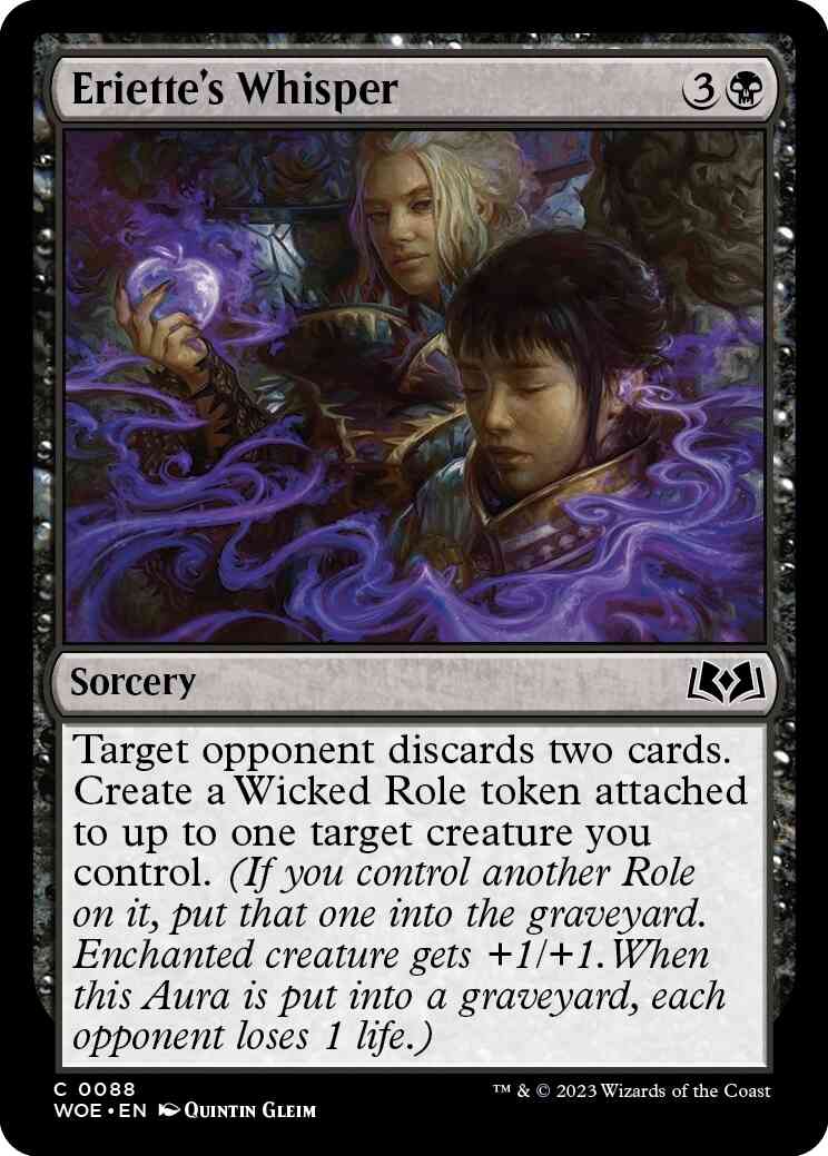 Eriette's Whisper [88] [Wilds of Eldraine] [Non-Foil]