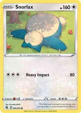 Snorlax - 206/264 - Common [SWSH8-206] [Non-Holo]