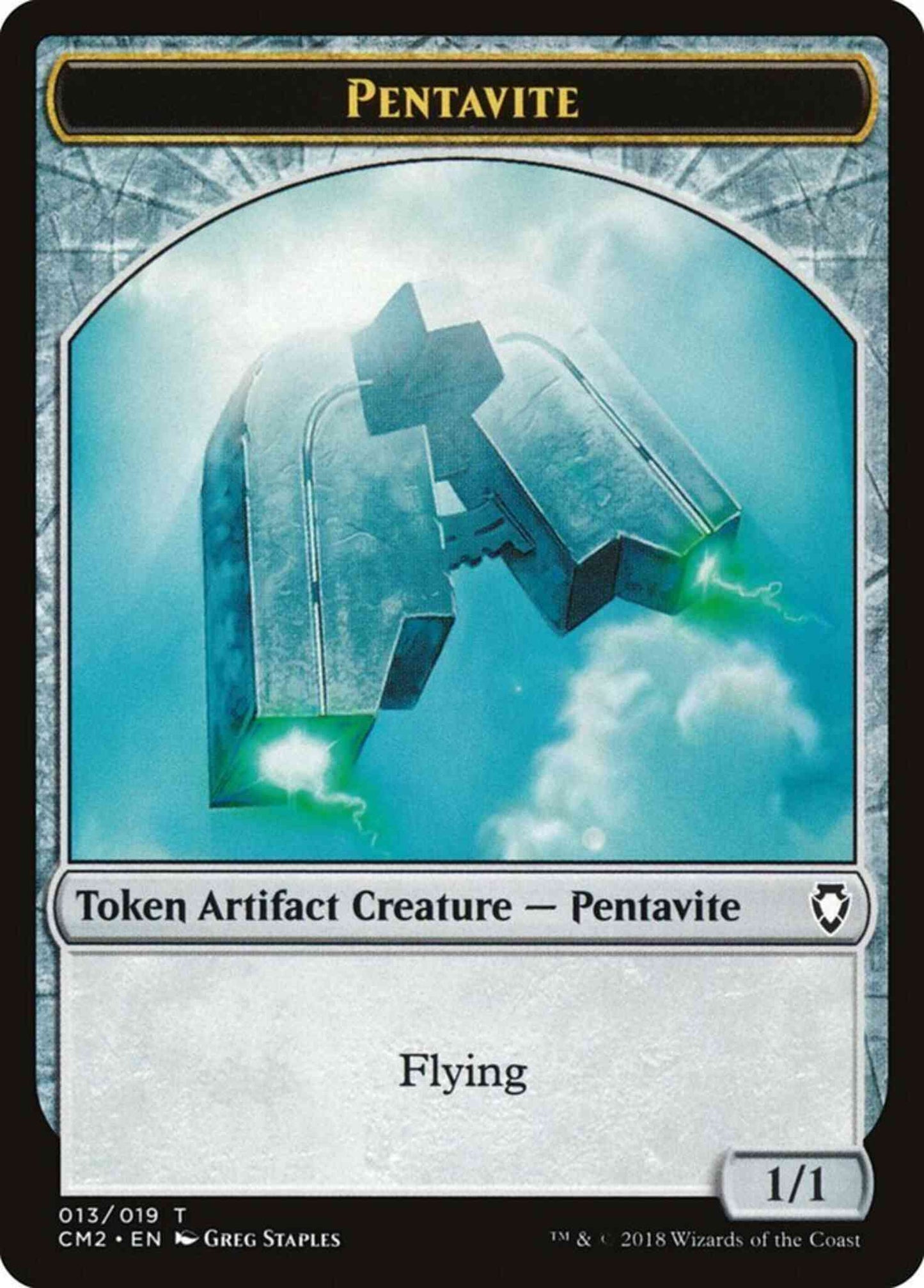 Pentavite Token [13] [Commander Anthology Volume II Tokens] [Non-Foil]