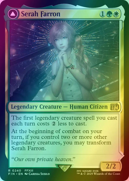 Serah Farron // Crystallized Serah [240] [FINAL FANTASY] [Foil]