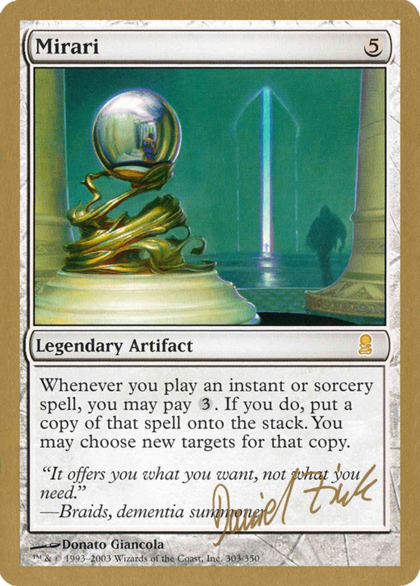 Mirari [dz303] [World Championship Decks 2003] [Non-Foil]