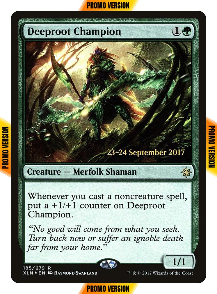 Deeproot Champion [185s] [Prerelease] [Ixalan Promos] [Foil]