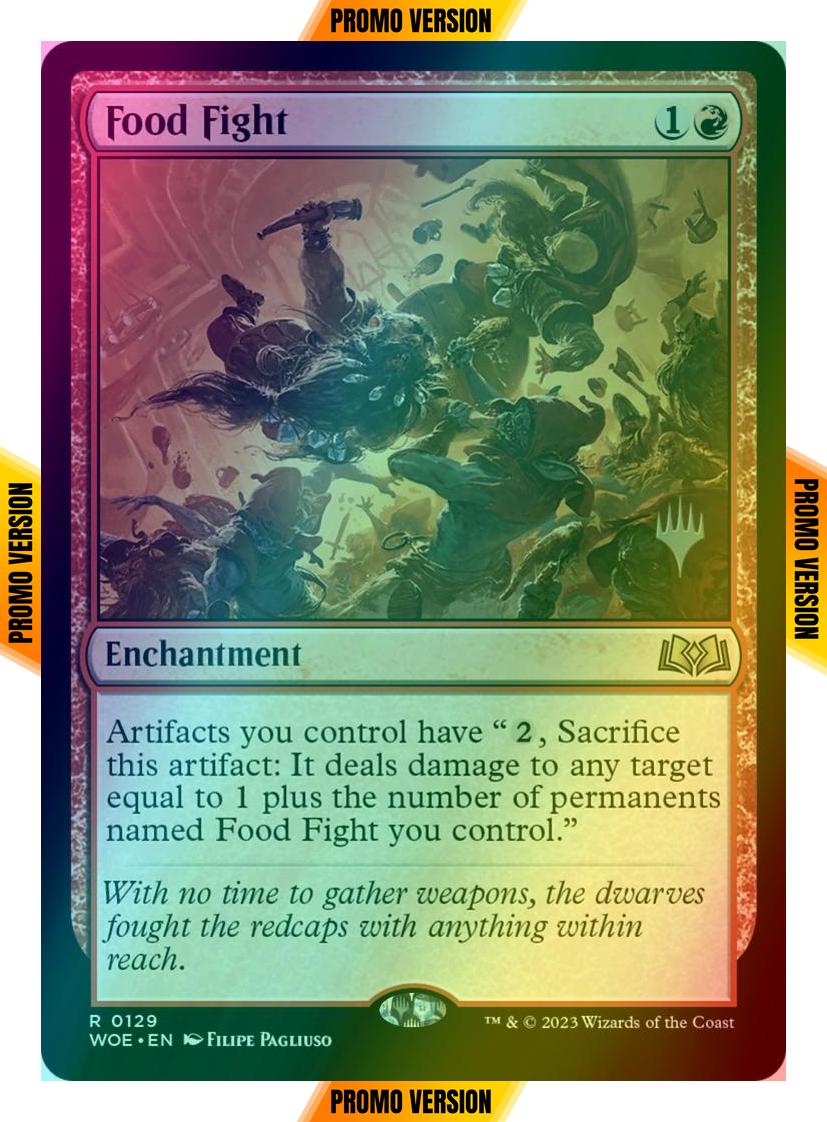 Food Fight [129p] [Promo Pack] [Wilds of Eldraine: Promos] [Foil]