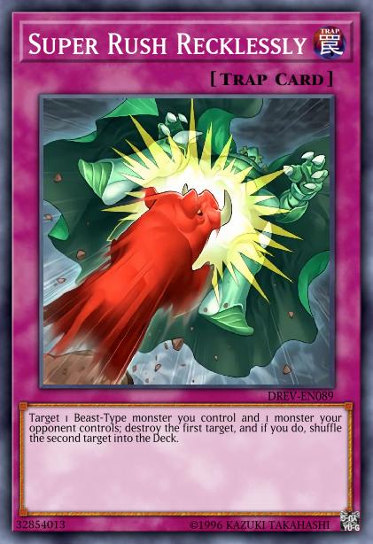 Super Rush Recklessly - DREV-EN089 - Super Rare - 1st Edition