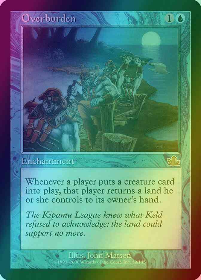 Overburden [39] [Prophecy] [Foil]