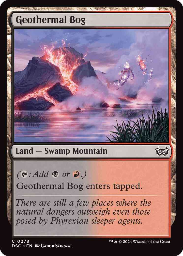 Geothermal Bog [278] [Duskmourn: House of Horror: Commander] [Non-Foil]