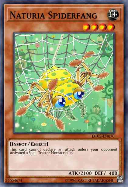Naturia Spiderfang - DT02-EN070 - Duel Terminal Normal Parallel Rare - Duel Terminal