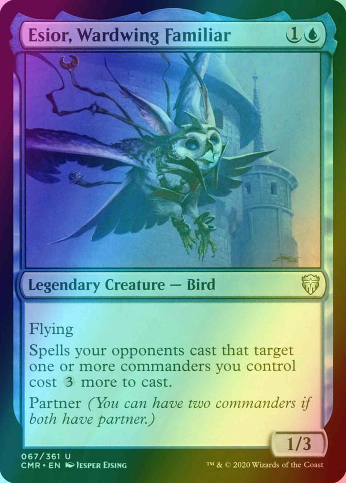 Esior, Wardwing Familiar [67] [Commander Legends] [Foil]
