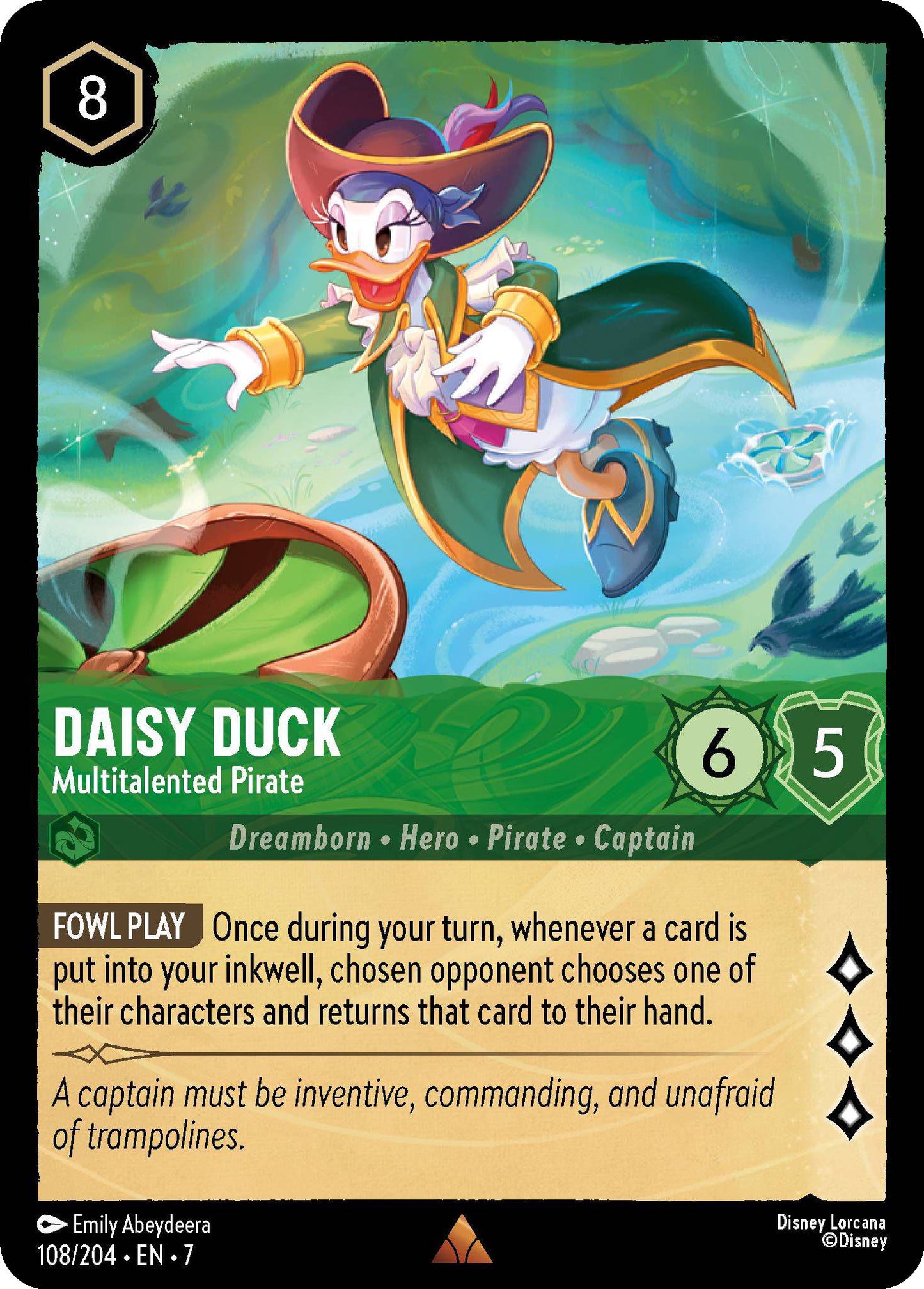 Daisy Duck - Multitalented Pirate - 108/204 [Archazia's Island] [Non-Foil]