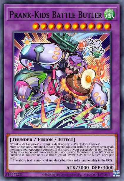 Prank-Kids Battle Butler - HISU-EN019 - Secret Rare - 1st Edition