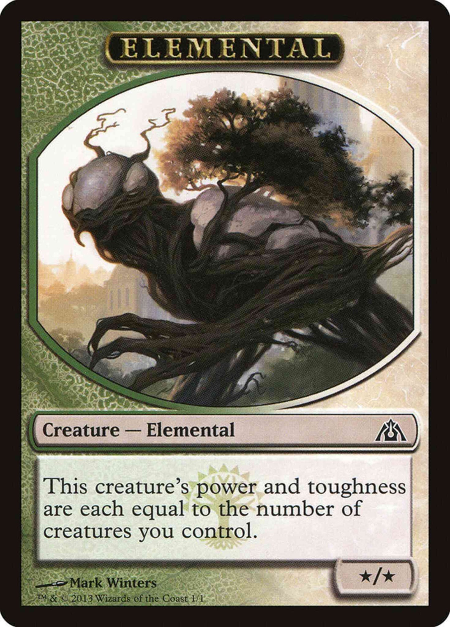Elemental Token [01] [Dragon's Maze Tokens] [Non-Foil]