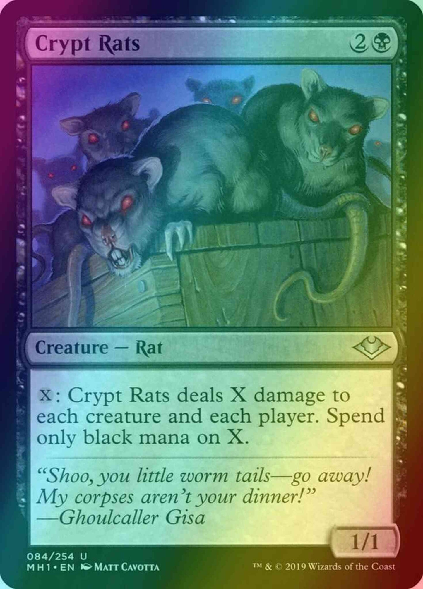 Crypt Rats [84] [Modern Horizons] [Foil]