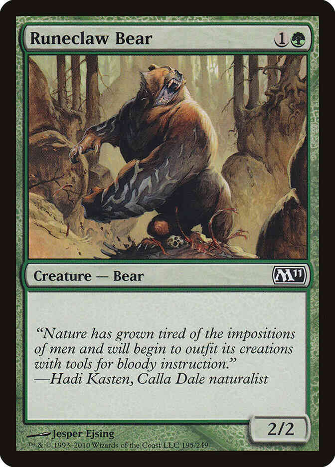 Runeclaw Bear [195] [Magic 2011] [Non-Foil]