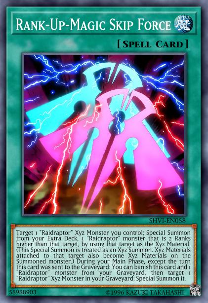 Rank-Up-Magic Skip Force - SHVI-EN058 - Rare - 1st Edition