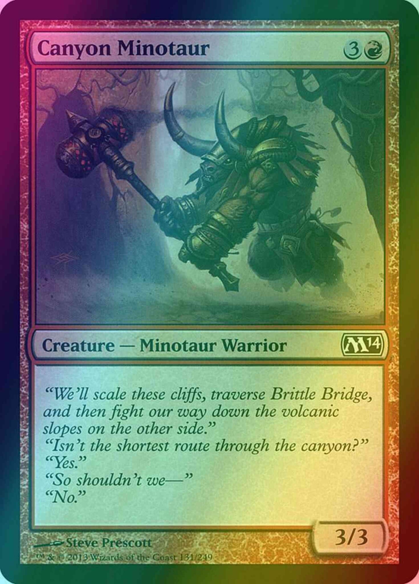Canyon Minotaur [131] [Magic 2014] [Foil]