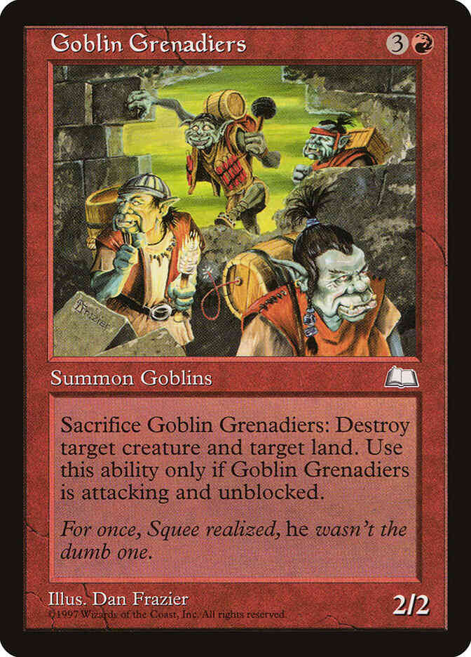 Goblin Grenadiers [104] [Weatherlight] [Non-Foil]