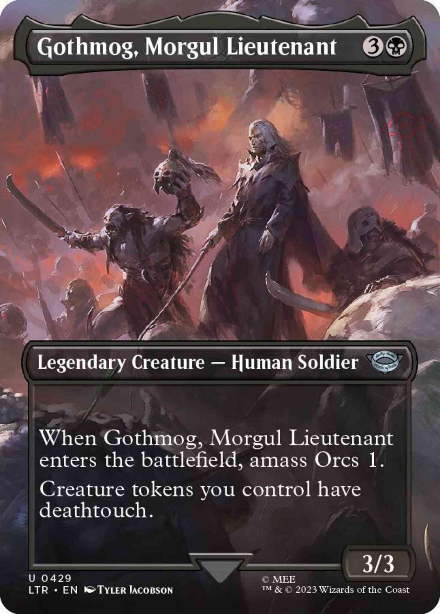 Gothmog, Morgul Lieutenant [429] [Borderless] [The Lord of the Rings: Tales of Middle-earth] [Non-Foil]