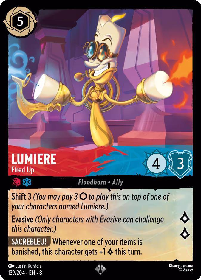 Lumiere - Fired Up - 139/204 [Reign of Jafar] [Non-Foil]