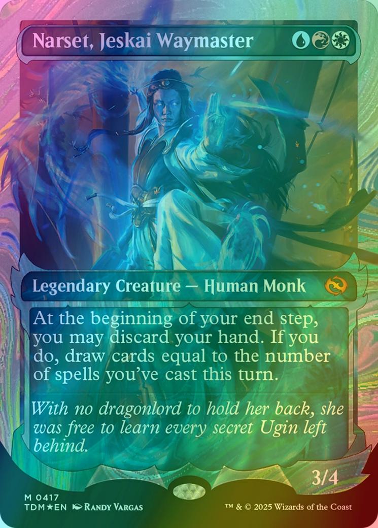 Narset, Jeskai Waymaster [417] [Ghostfire Showcase] [Tarkir: Dragonstorm] [Halo Foil]