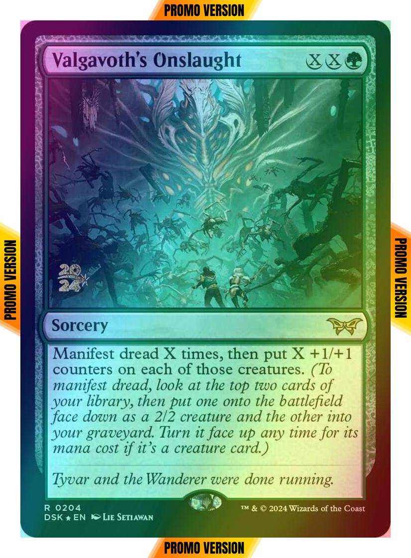 Valgavoth's Onslaught [204s] [Prerelease] [Duskmourn: House of Horror: Promos] [Foil]