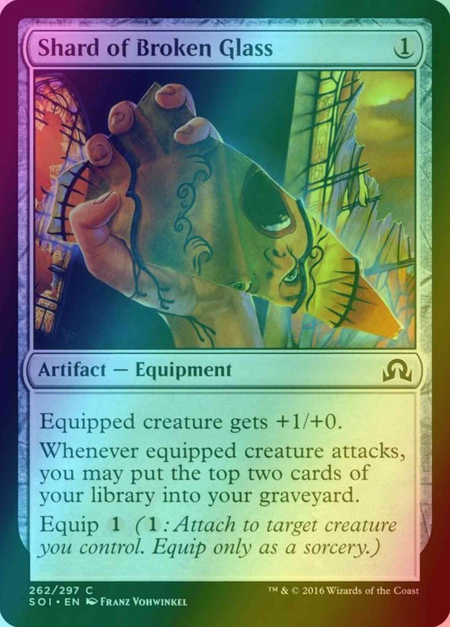 Shard of Broken Glass [262] [Shadows over Innistrad] [Foil]