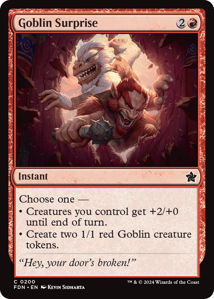 Goblin Surprise [200] [Foundations] [Non-Foil]