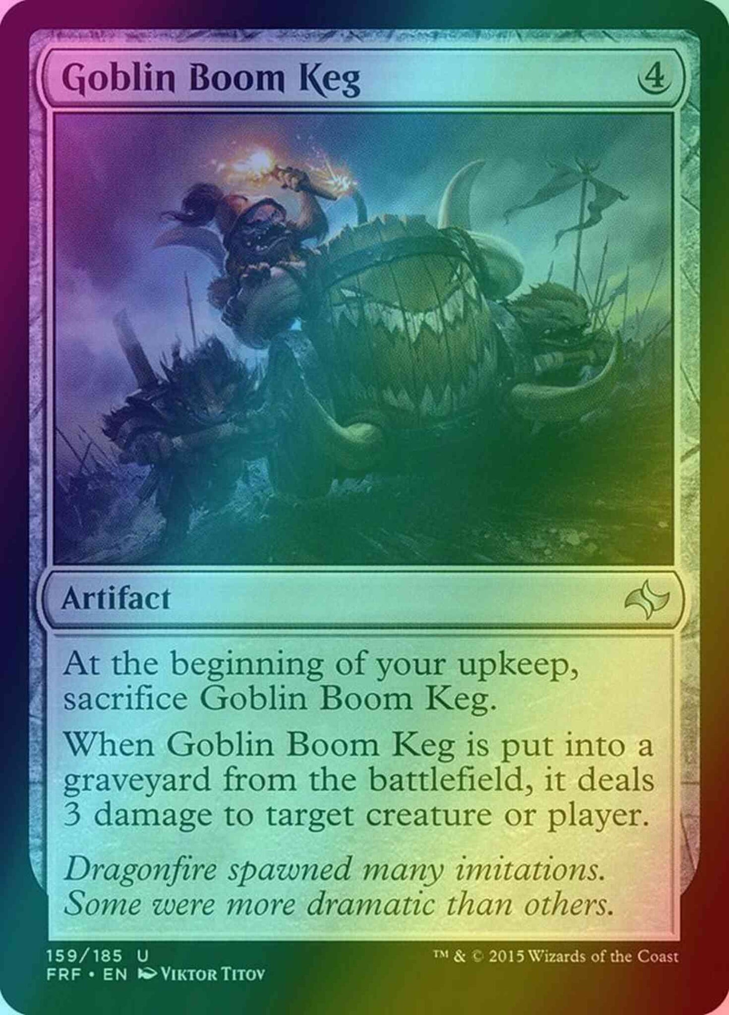 Goblin Boom Keg [159] [Fate Reforged] [Foil]