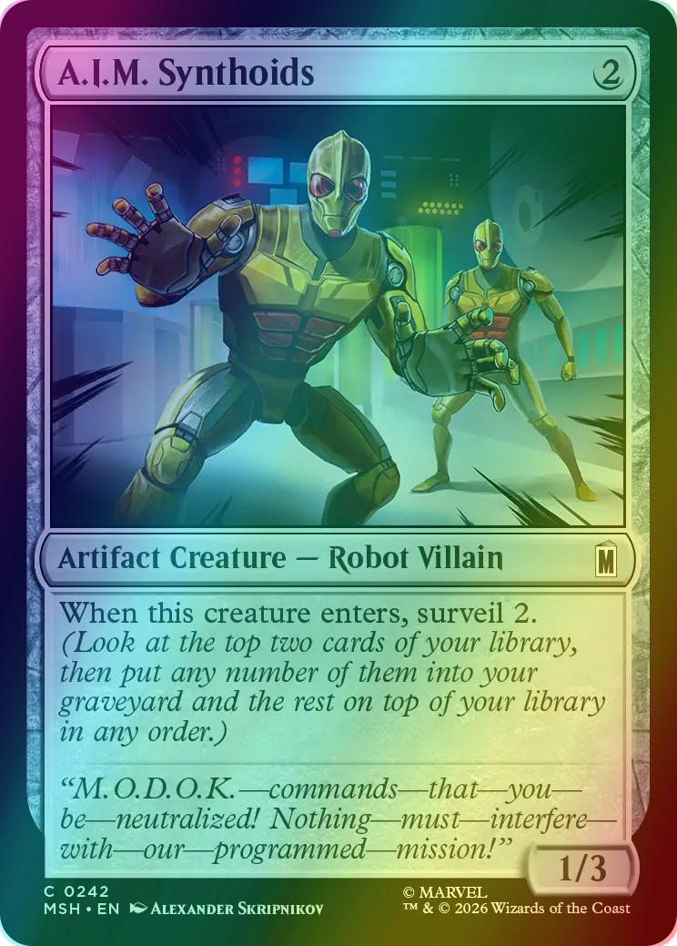 A.I.M. Synthoids [242] [Marvel Super Heroes] [Foil]