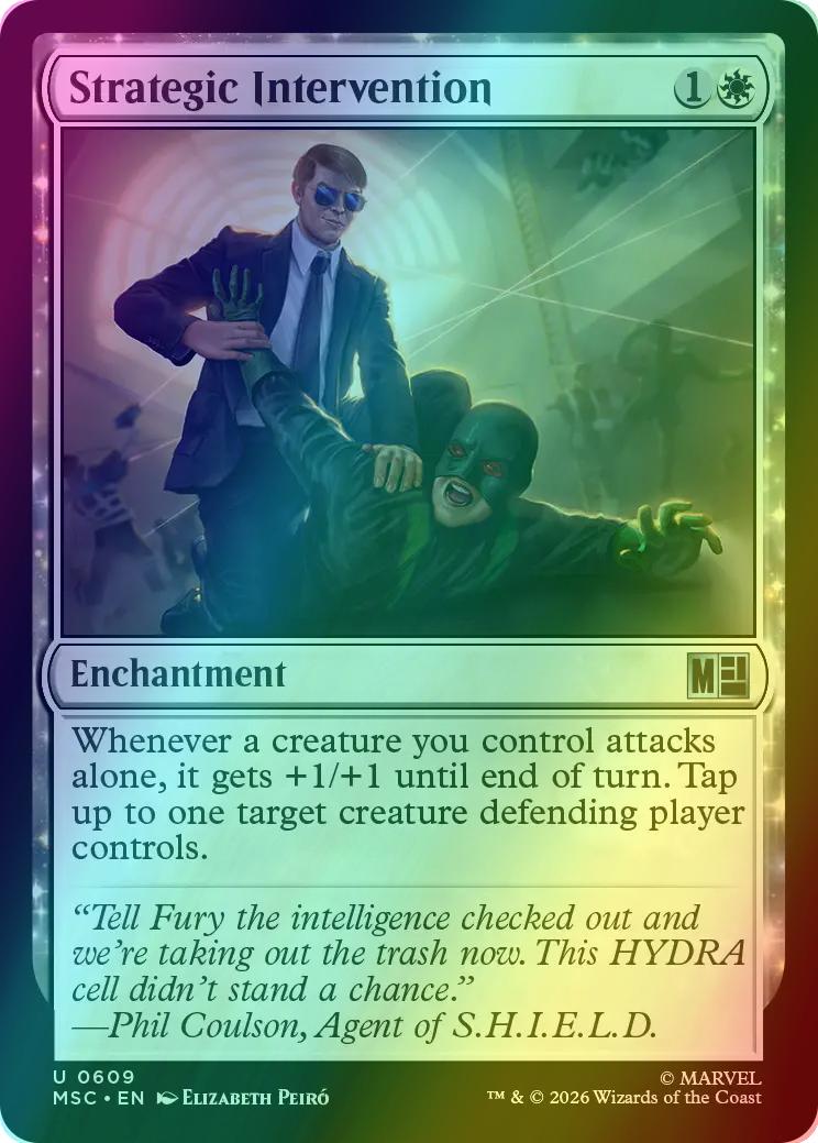 Strategic Intervention [609] [Jumpstart] [Marvel Super Heroes: Commander] [Foil]