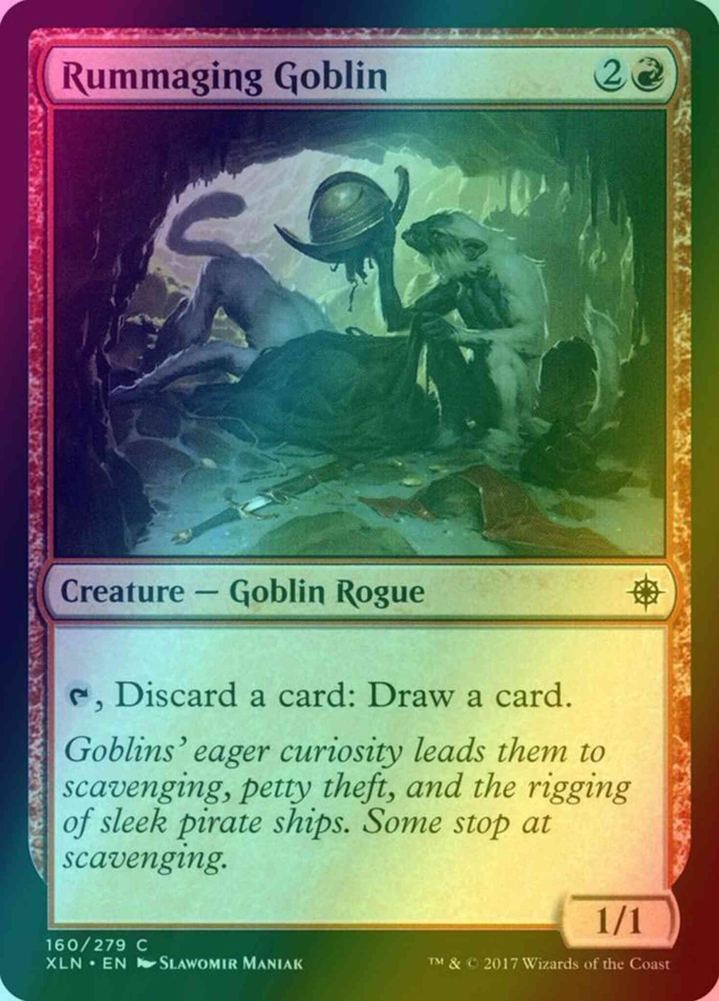 Rummaging Goblin [160] [Ixalan] [Foil]
