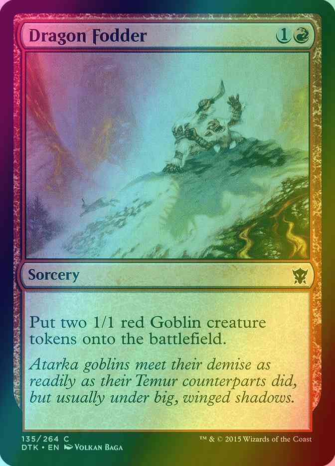 Dragon Fodder [135] [Dragons Of Tarkir] [Foil]