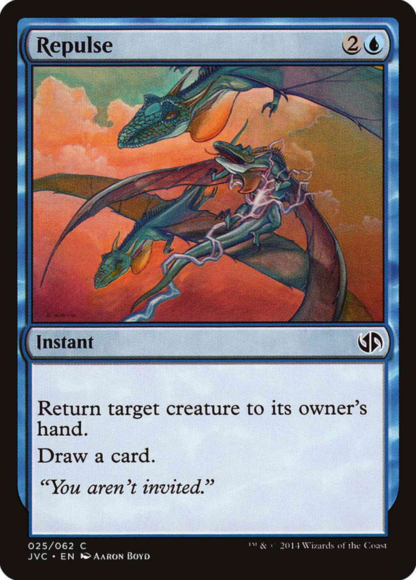 Repulse [25] [Duel Decks Anthology: Jace vs. Chandra] [Non-Foil]