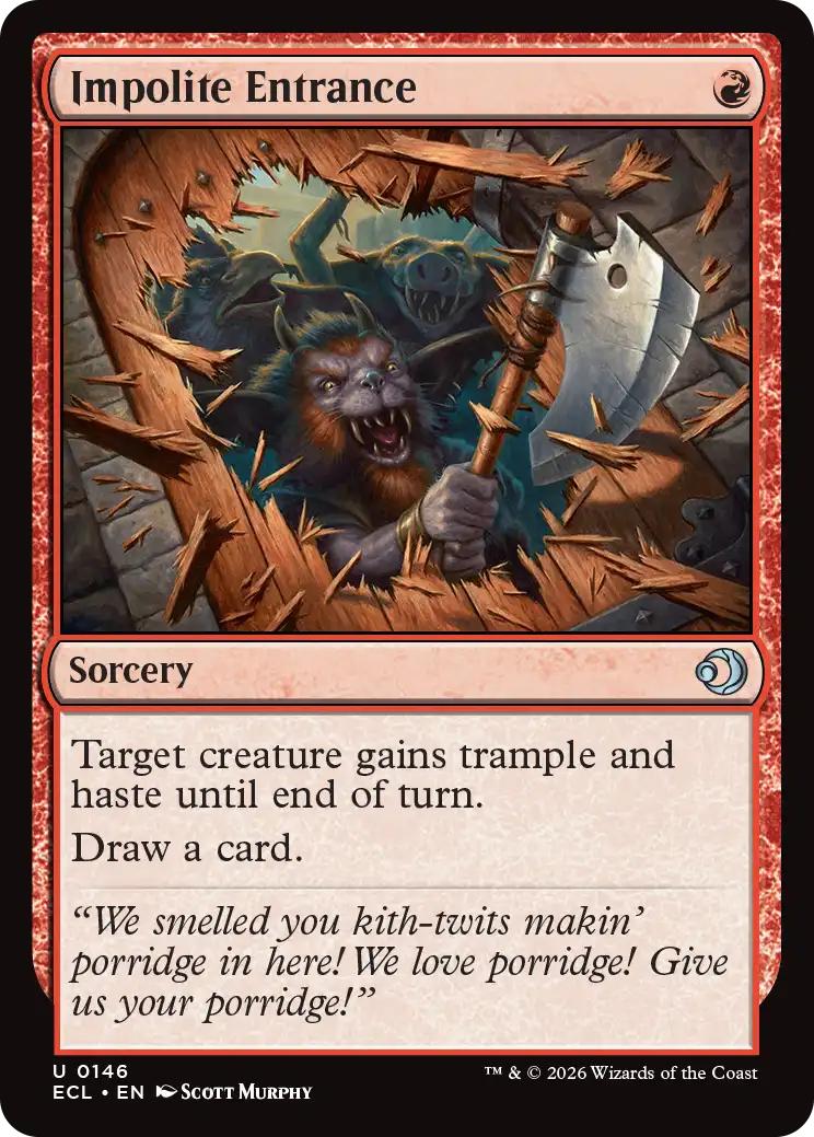 Impolite Entrance [146] [Lorwyn Eclipsed] [Non-Foil]