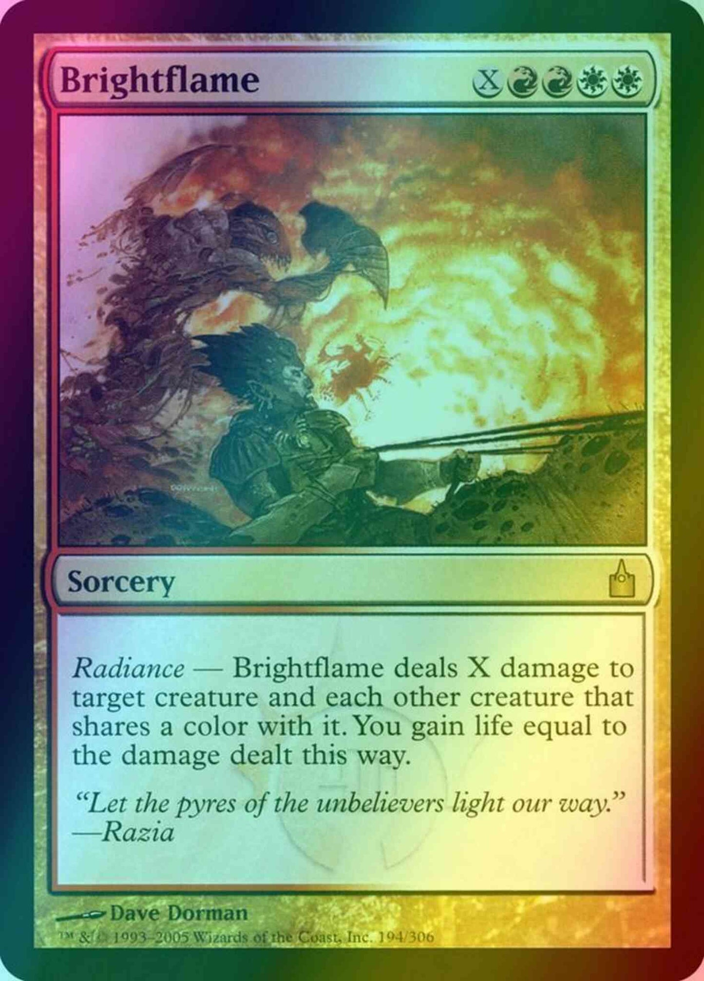 Brightflame [194] [Ravnica City Of Guilds] [Foil]