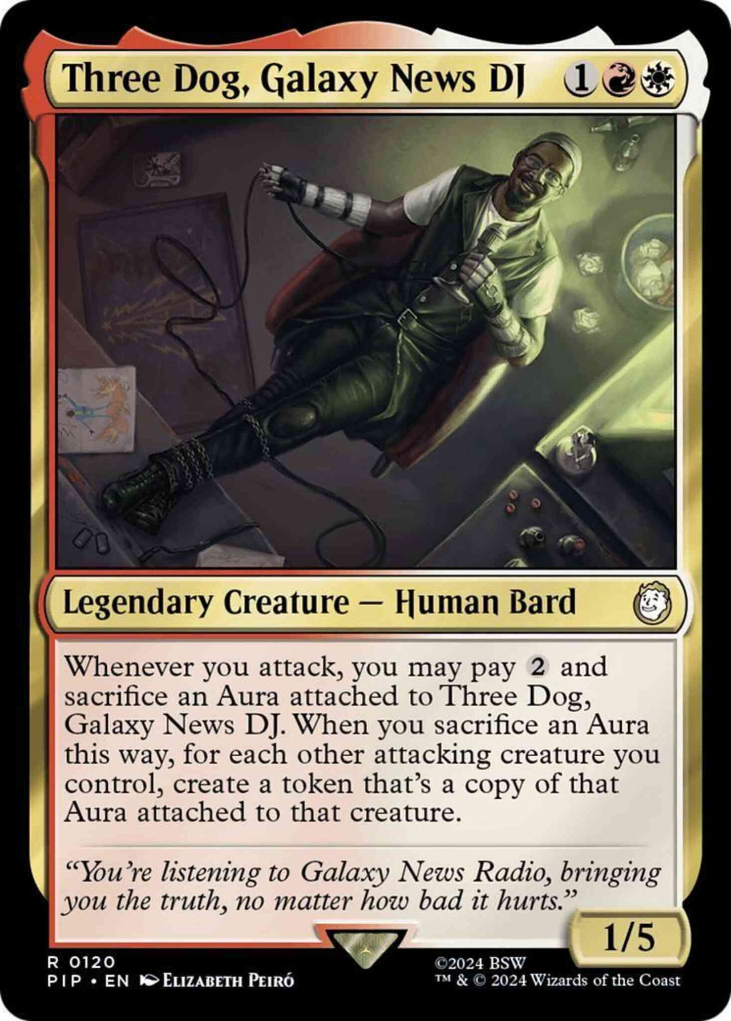 Three Dog, Galaxy News DJ [120] [Fallout] [Non-Foil]