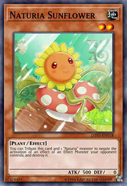 Naturia Sunflower - HA03-EN011 - Super Rare - 1st Edition