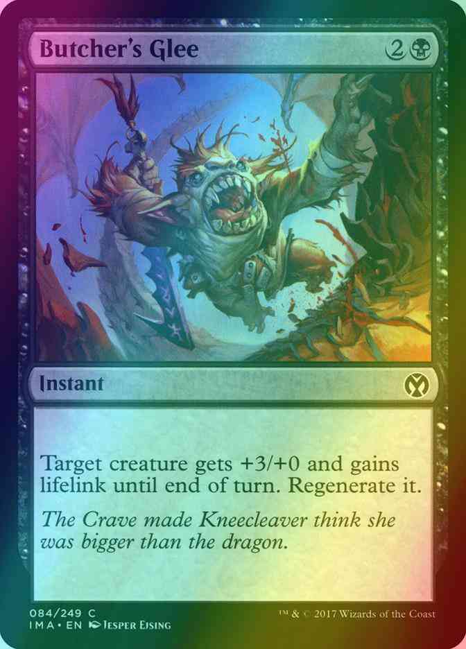 Butcher's Glee [84] [Iconic Masters] [Foil]