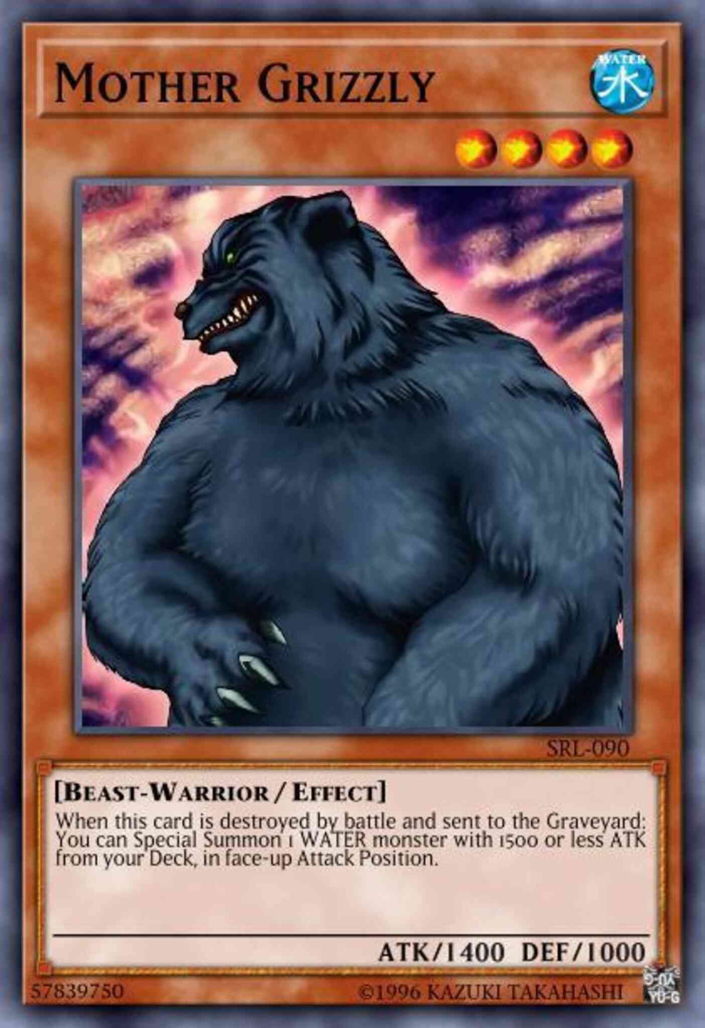 Mother Grizzly (Blue) - DL12-EN004 - Rare - Unlimited