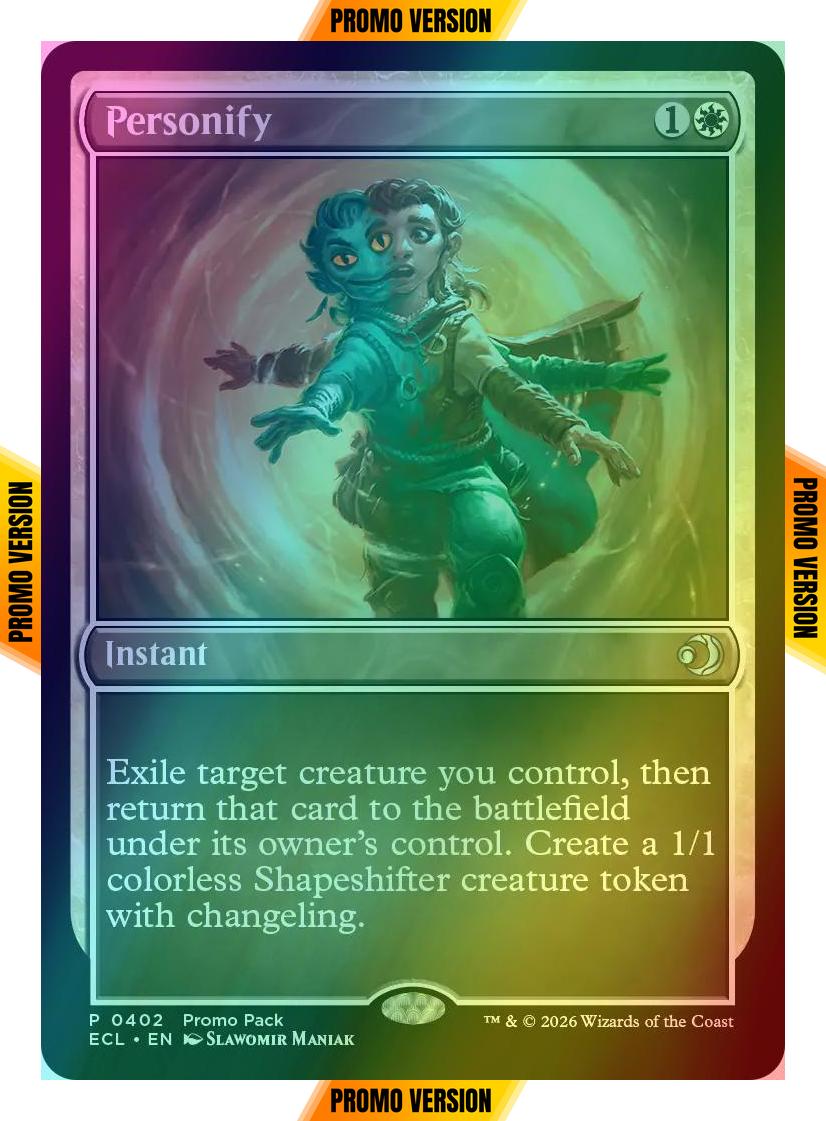 Personify [402] [Dark Frame Promo Pack] [Lorwyn Eclipsed] [Foil]
