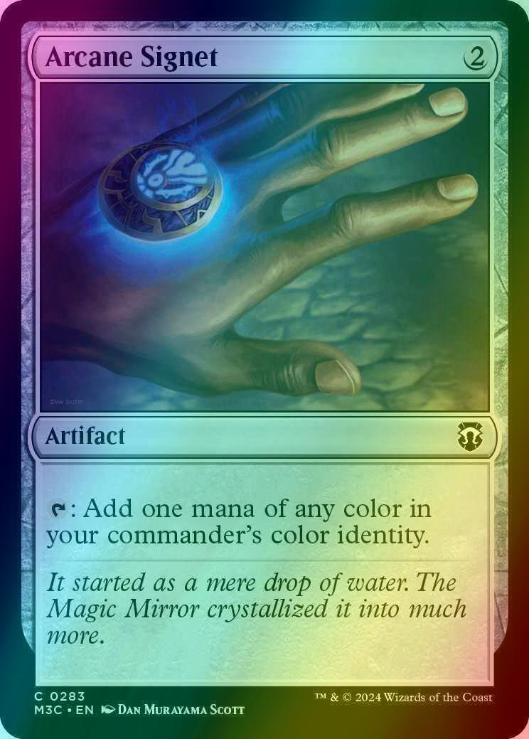 Arcane Signet [283] [Modern Horizons 3: Commander] [Ripple Foil]