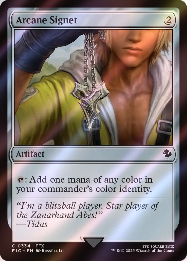 Arcane Signet [334] [FFX] [FINAL FANTASY: Commander] [Surge Foil]
