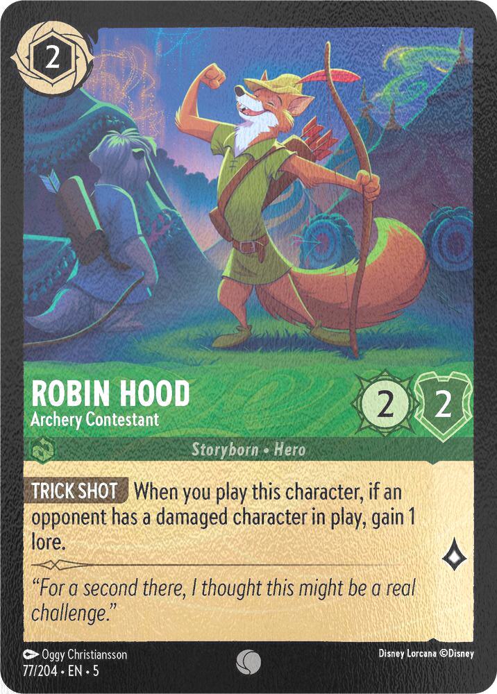 Robin Hood - Archery Contestant - 77/204 [Shimmering Skies] [Cold Foil]