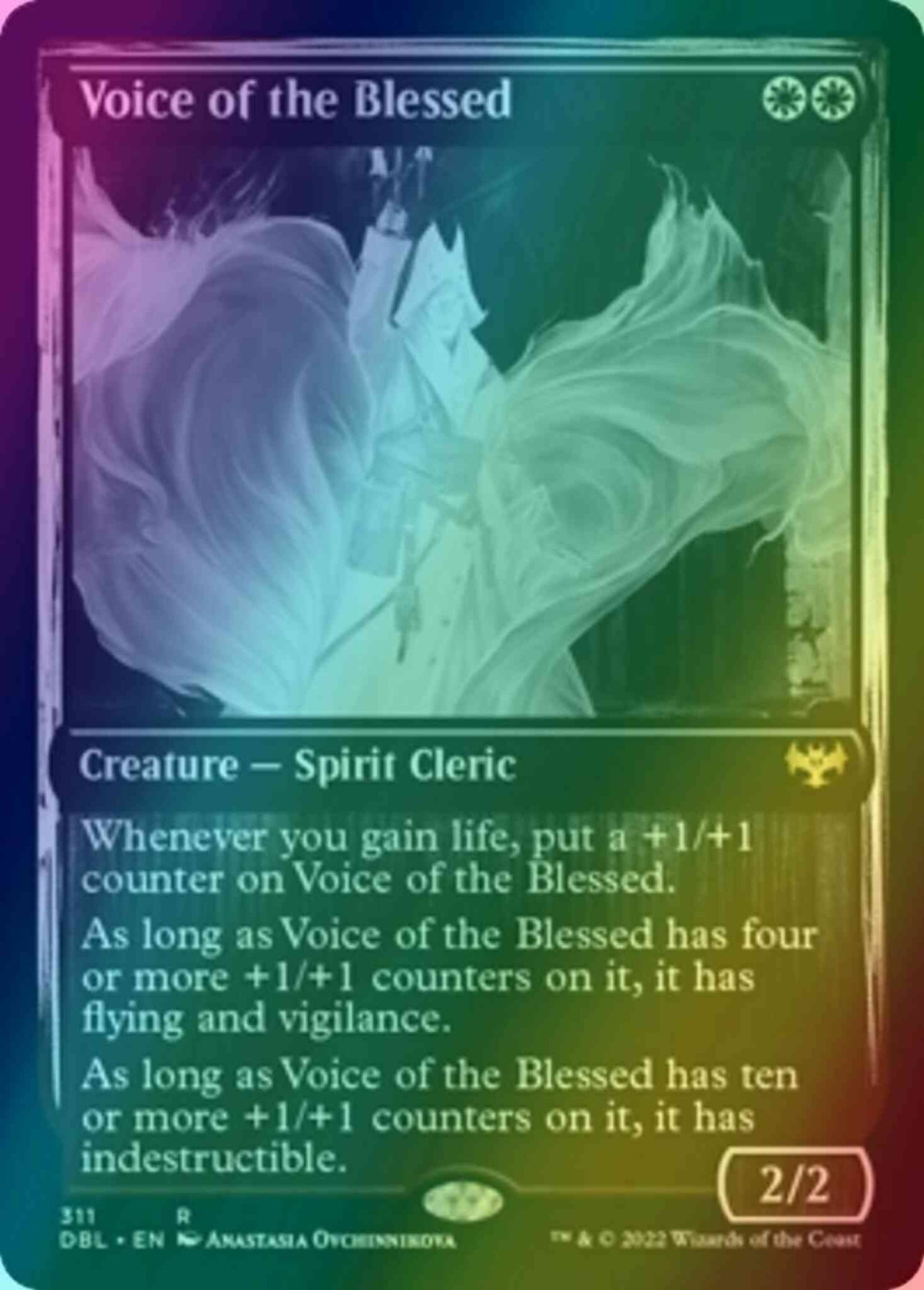 Voice of the Blessed [311] [Innistrad: Double Feature] [Foil]