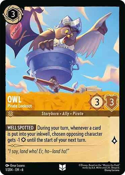 Owl - Pirate Lookout - 1/204 [Azurite Sea] [Non-Foil]